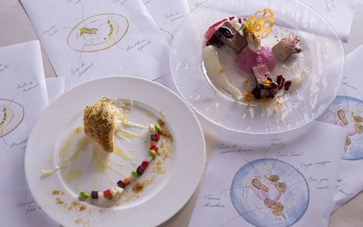 お箸を使ってお召し上がり頂けるフレンチのフルコース。日本人の好みに合わせたソースで幅広い年代に愛される料理。