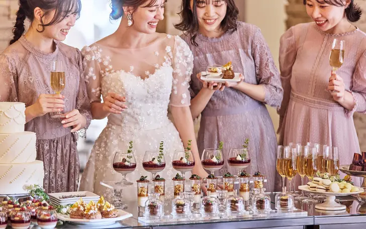 人気ビュッフェもご用意。デザートだけではなく、オリジナルメニューもぜひご相談ください