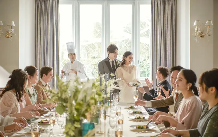 ふたりのまごころが細やかにゆき届くプライベート貸切邸宅で過ごすあたたかいウエディングを