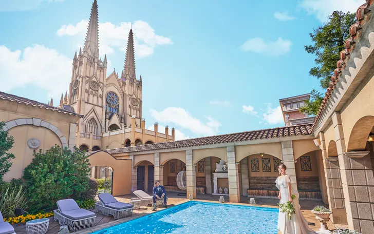 館内には化粧室・授乳室などの付帯設備も充実。ふたりも専用だから笑顔あふれるパーティを実現させて。