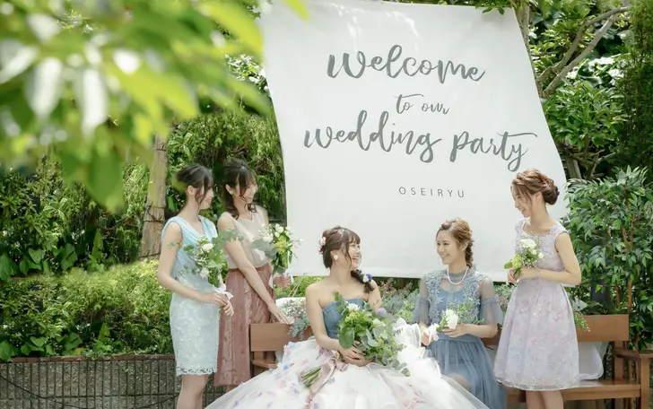 ガーデンでの撮影や、館内撮影はフォトジェニックなスポット多数。お気に入りの１枚でゲストと思い出を残して。