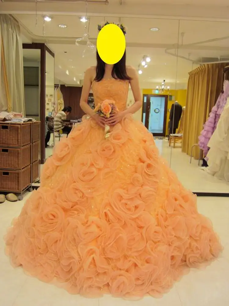 カラードレス選び（MISAKIさん）｜ウェディングドレスの相談  