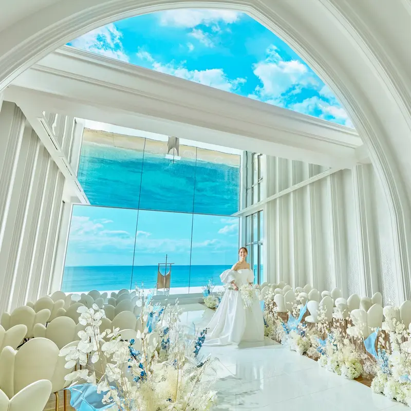 ラソール シー リゾート シエール教会で結婚式 - みんなのウェディング