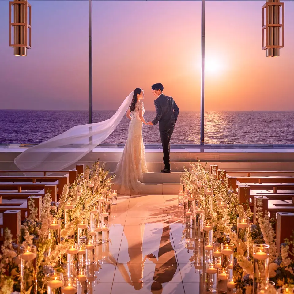 超ビッグキャンドル❗️巨大　結婚式　ディスプレイ　海　サーフ　店 THE SURF OCEAN TERRACE（ザ・サーフ オーシャンテラス）/ ディアーズ