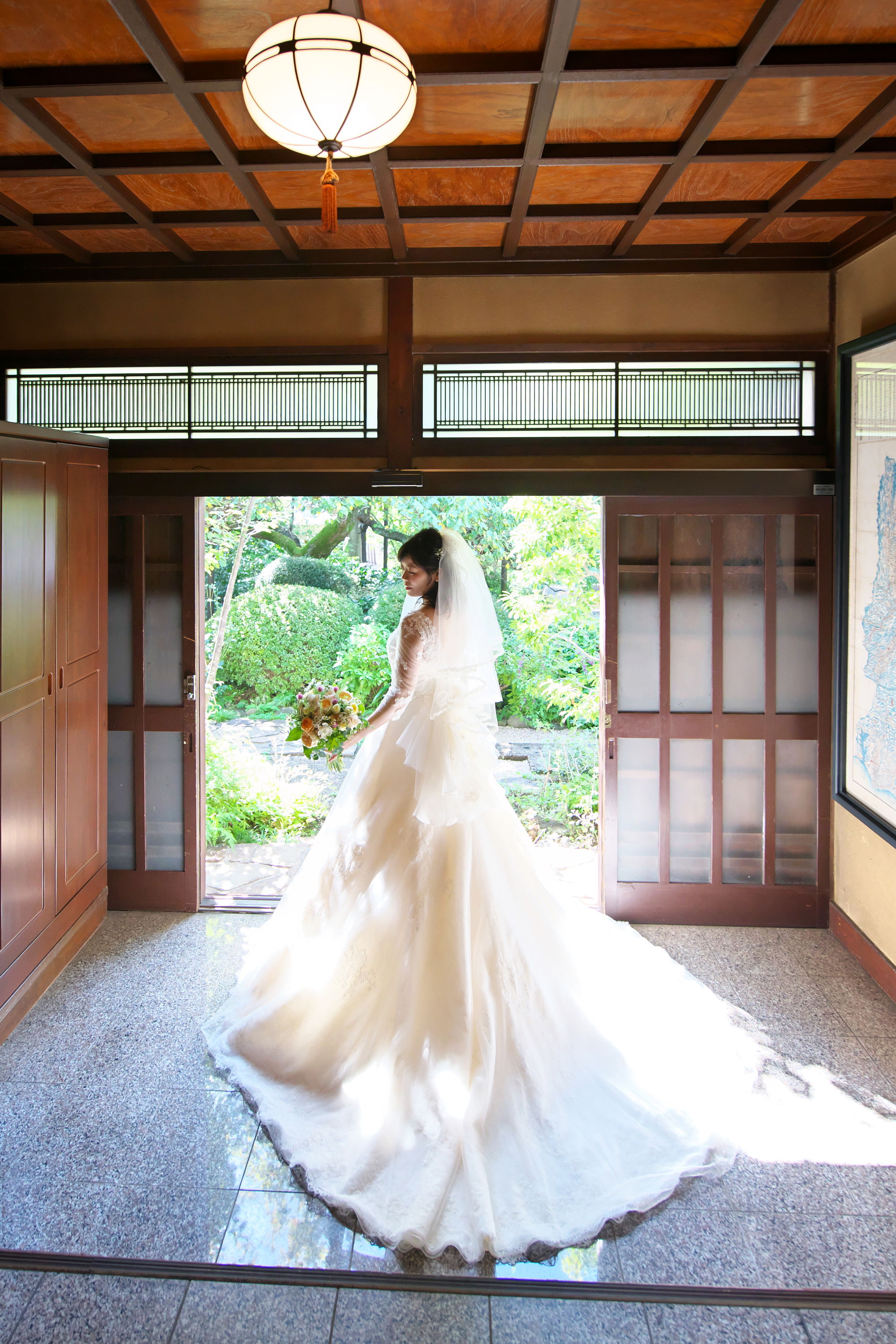 江戸時代の蔵と日本庭園で叶えるレトロ婚
