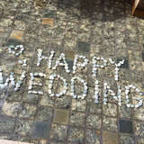 ガーデンテラスの飾り付け