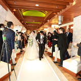 チャペルでの退場の様子