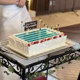 水泳関係で出会った思い出を、ケーキに！