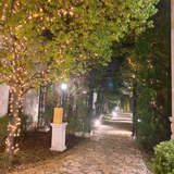 夜の見学でイルミネーションが素敵でした