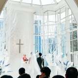 ガラス張りのチャペルでとても奇麗でした