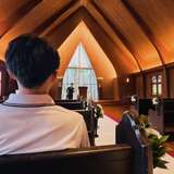 挙式時、列席者からの視点