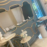 ウェルカムドリンクがある待合室