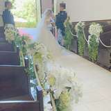 ベールダウンも光が入ってきて素敵でした