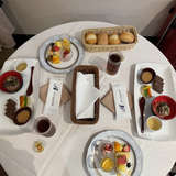 披露宴後に用意して頂いた新郎新婦の食事