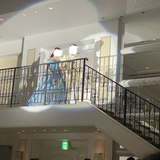 披露宴会場に大きな階段がありました