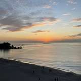 夕日のキレイな森戸海岸