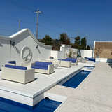 待合室にある庭