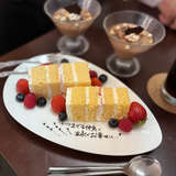 披露宴後にいただいたウェディングケーキ