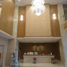 ロビーにある、美しいフロントです。