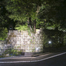 夜のライトアップ