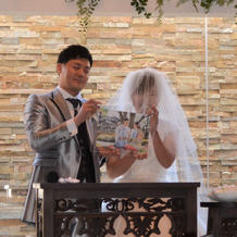 結婚誓約書披露