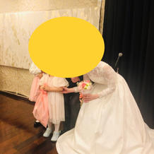 子供花束贈呈