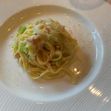 ズワイガニが美味しいパスタ