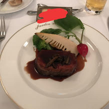 ステーキです。