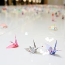 折り鶴シャワー