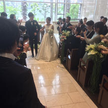 チャペル、バージンロード