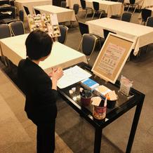 担当プランナーさんに1番に押印頂きました