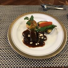メインの肉料理