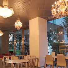 試食のケーキをいただいた場所