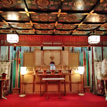 神前式会場!前撮りもできるよ