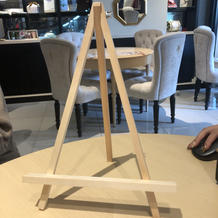 受付演出用にお借りしたイーゼル