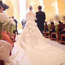 WDが映えるバージンロード