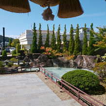 出雲神殿。日本庭園が広く雰囲気がある