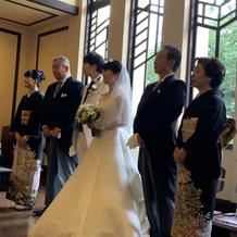 親族紹介と撮影を