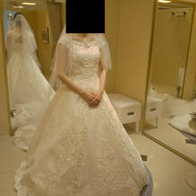 ウェディングドレス前　オルレアン