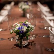 テーブルコーディネート全体です