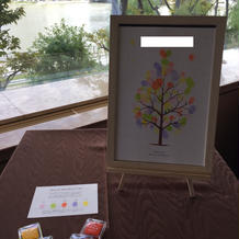 受付のスタンプツリー