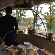 会場から見える景色