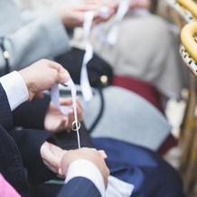 人前式でのリングリレー