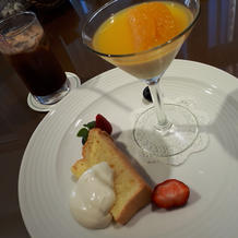 フェアでいただいたデザートです