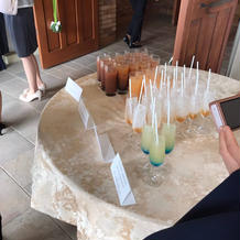 アペリティフフォトタイムでのお洒落飲み物