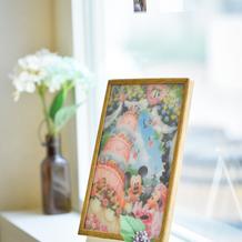 二人の思い出のもので飾り付け