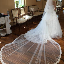 ベールも長いものから短いものまで