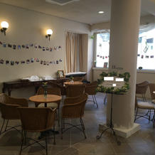 ゲスト待合室も自由に飾り付け