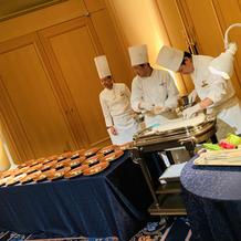 その場でシェフが！