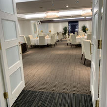 挙式前に会場の写真を撮らせてもらえました